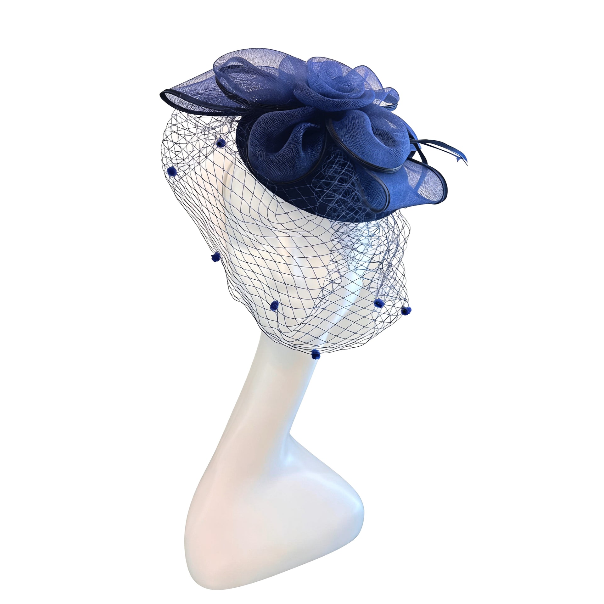 ✅Voile Élégance Floral Fascinator F3028 - MOGHANT