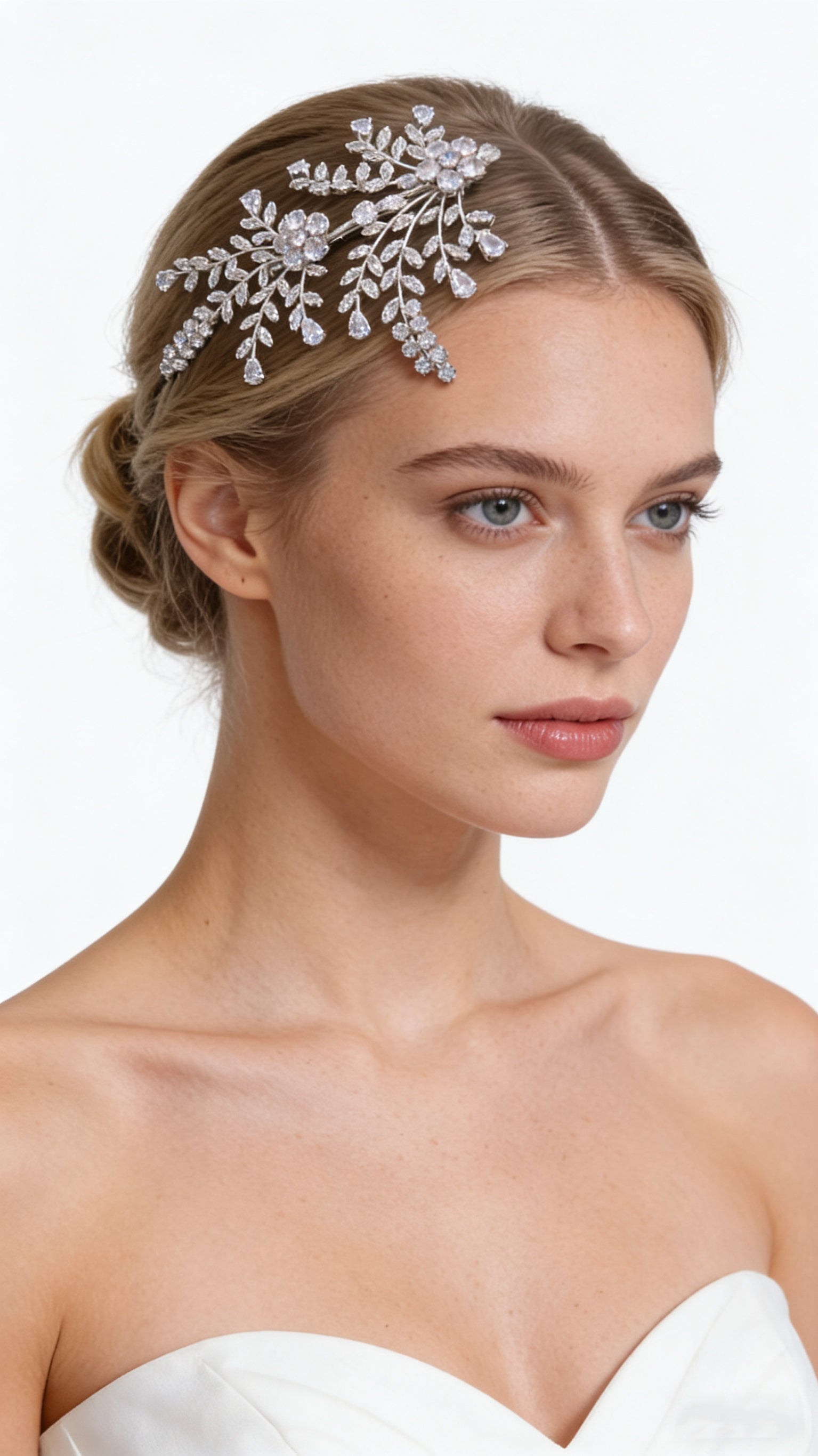 Aurora Blooming Vine Bridal Hair Clip - MOGHANT