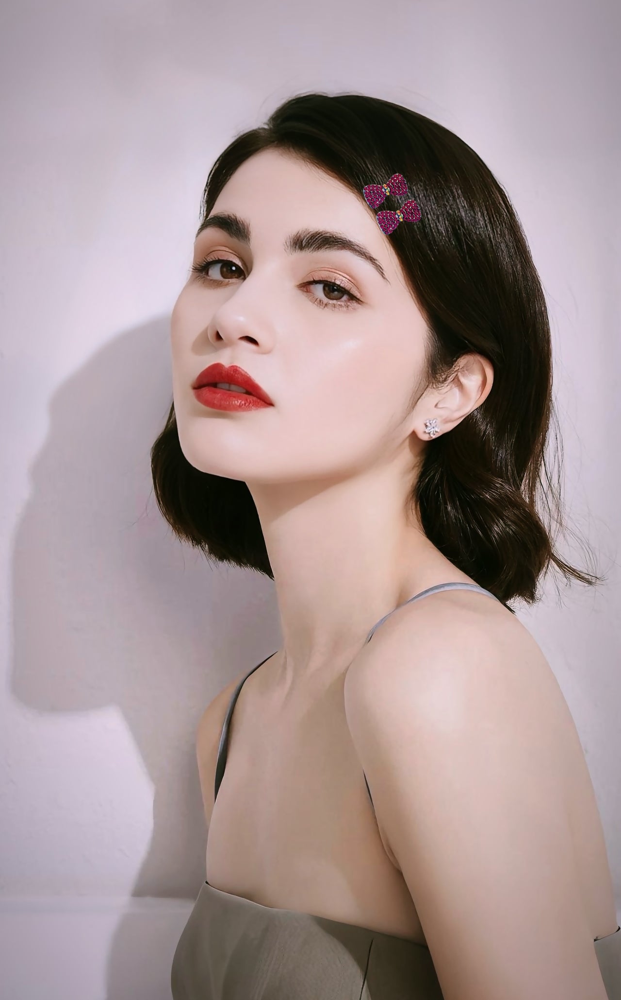Noeud d’Amour — Sweet Romance Magnetic Bow Clip