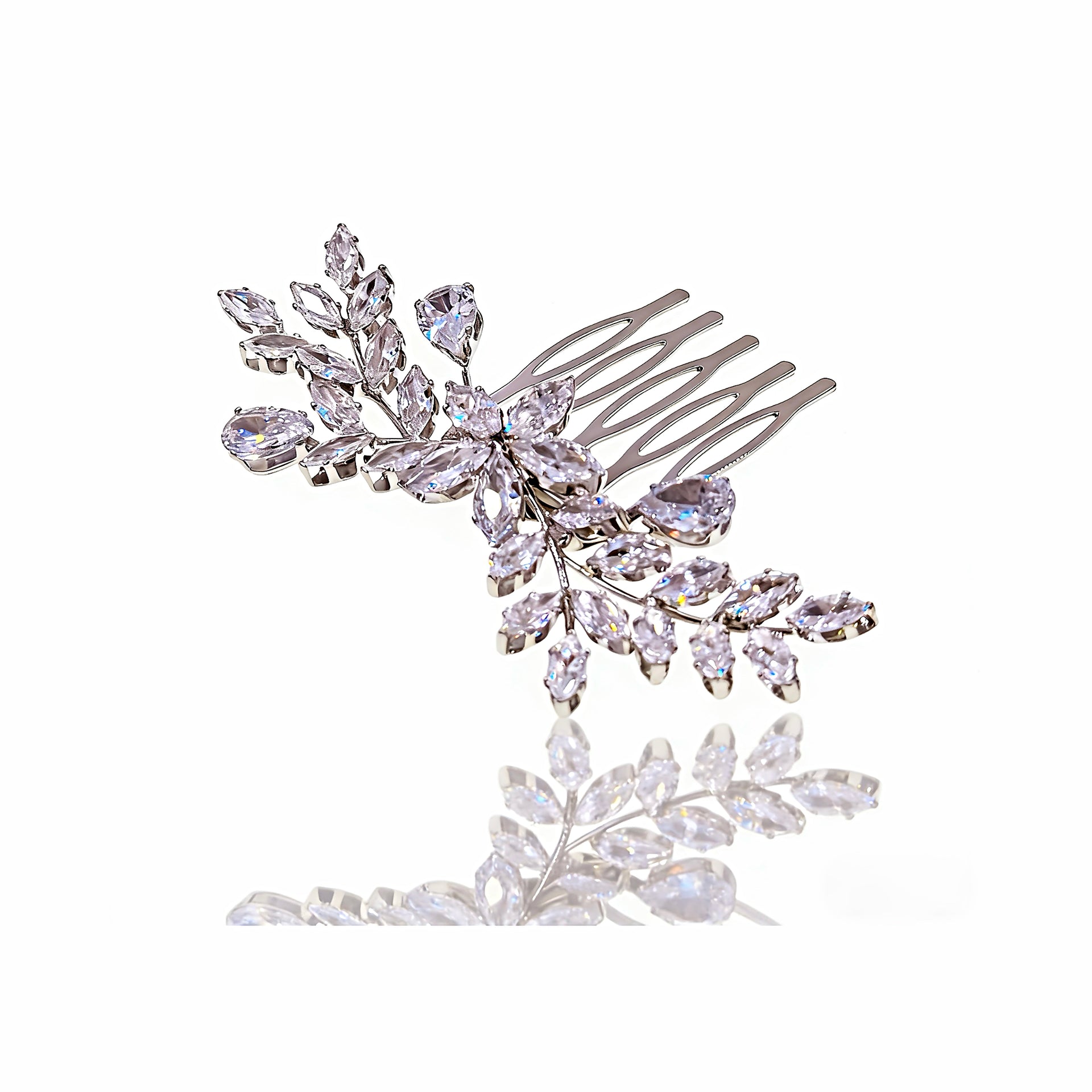 Aurora Blossom Grace Bridal Hair Comb - MOGHANT