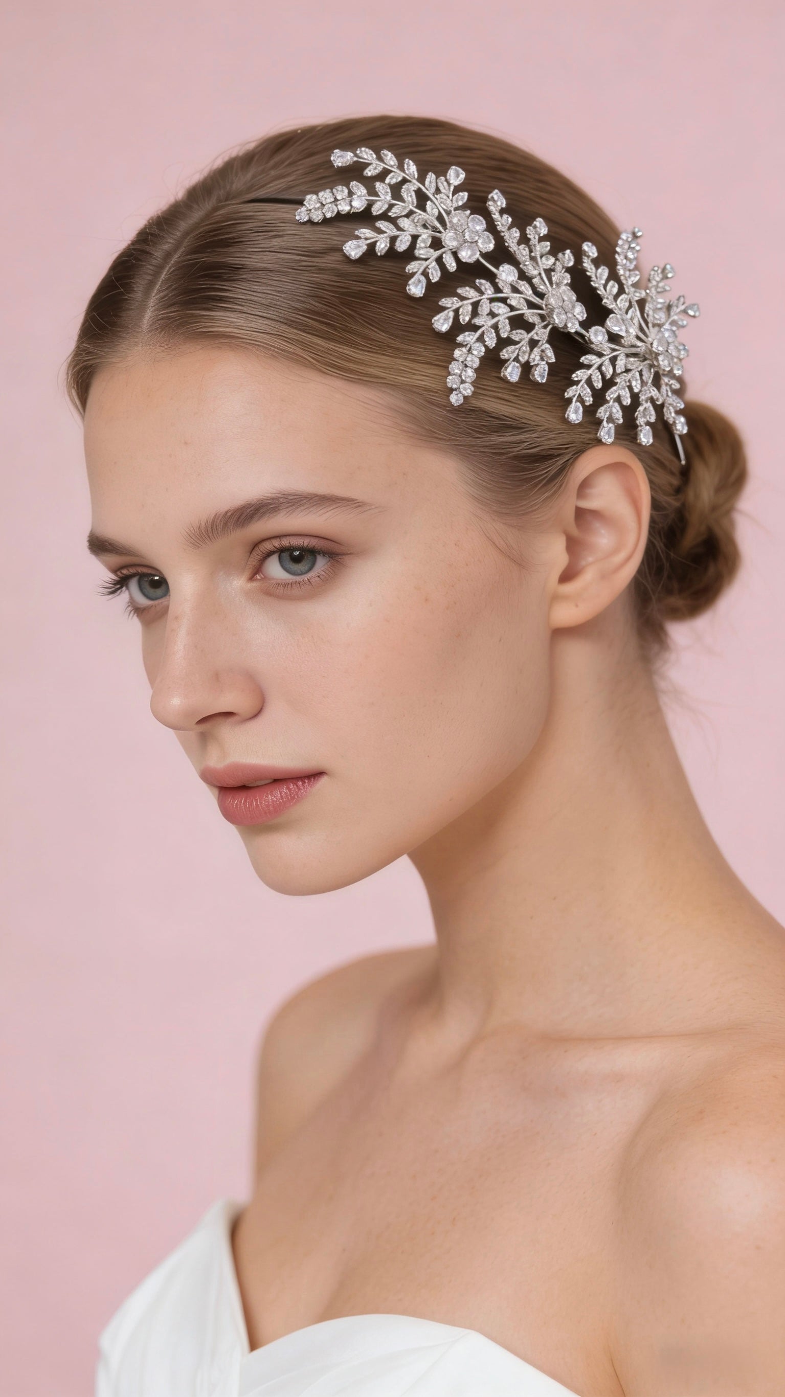 Aurora Royal Garden Bridal Hair Clip - MOGHANT