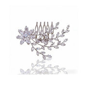 Lumina Delicate Petal Leaf Bridal Hair Comb - MOGHANT