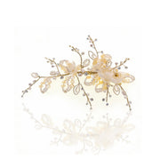 Elysian Handwoven Blossom Vine Bridal Hair Clip - MOGHANT