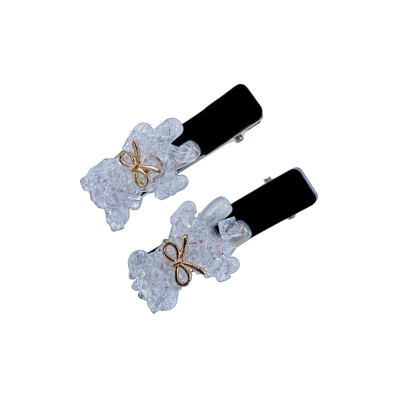 Aurora Bear Charm · Alligator Clip