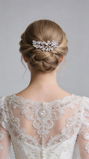 Aurora Luminous Blossom Bridal Hair Comb - MOGHANT