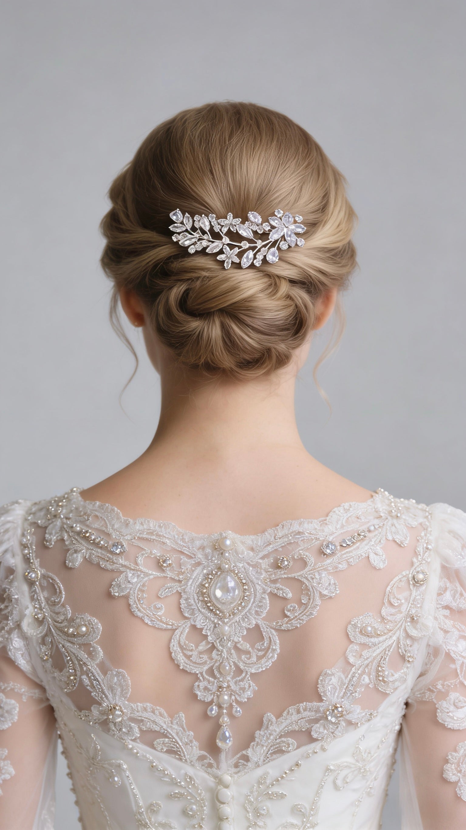 Aurora Luminous Blossom Bridal Hair Comb - MOGHANT