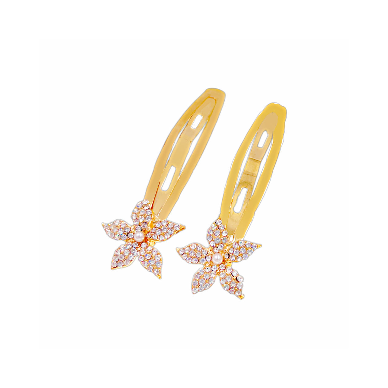 Pearl Flower Click-Clack Clip · C04