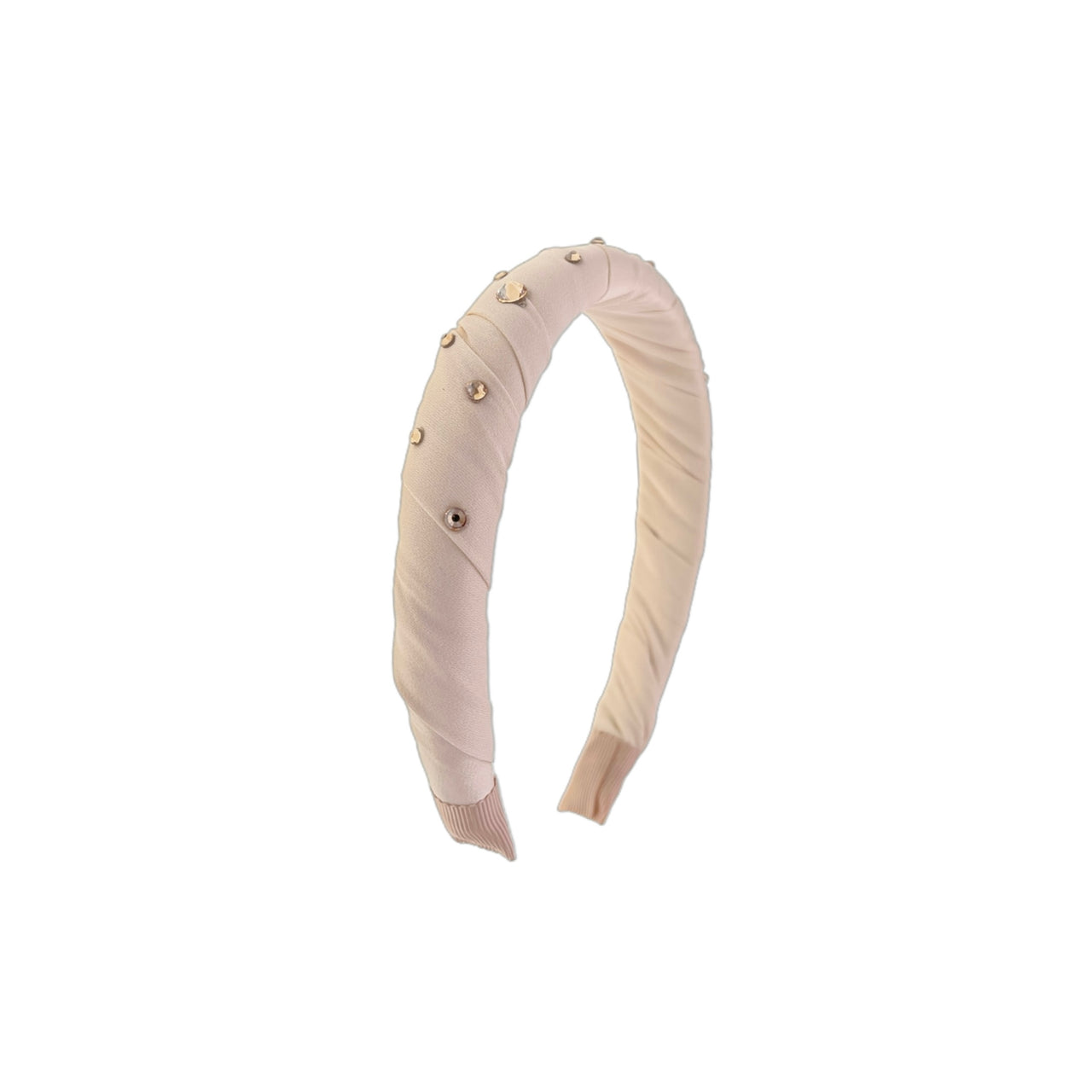 Éclat Plié — Pleated Elegance Fabric Headband