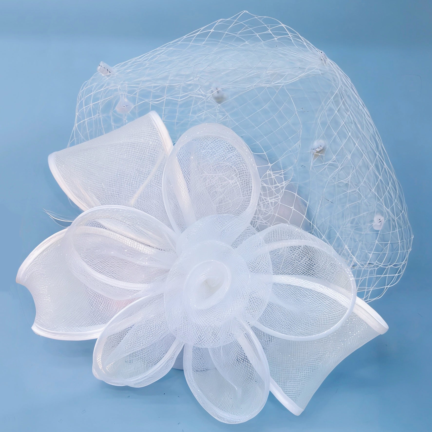 ✅Voile Élégance Floral Fascinator F3028 - MOGHANT