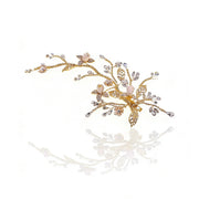 Elysian Handwoven Royal Vintage Foliage Bridal Hair Clip - MOGHANT