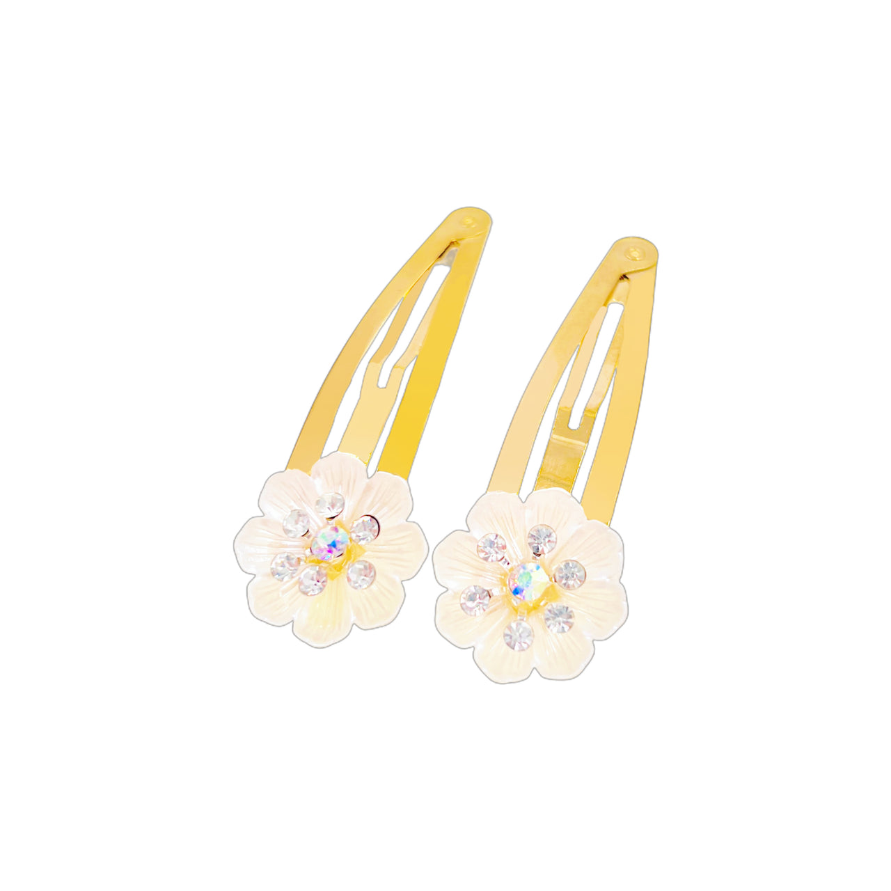Crystal Flower Click-Clack Clip · C15