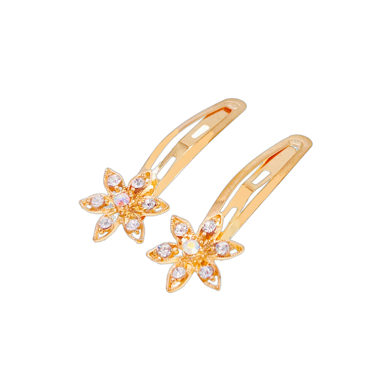 Crystal Flower Click-Clack Clip · C11