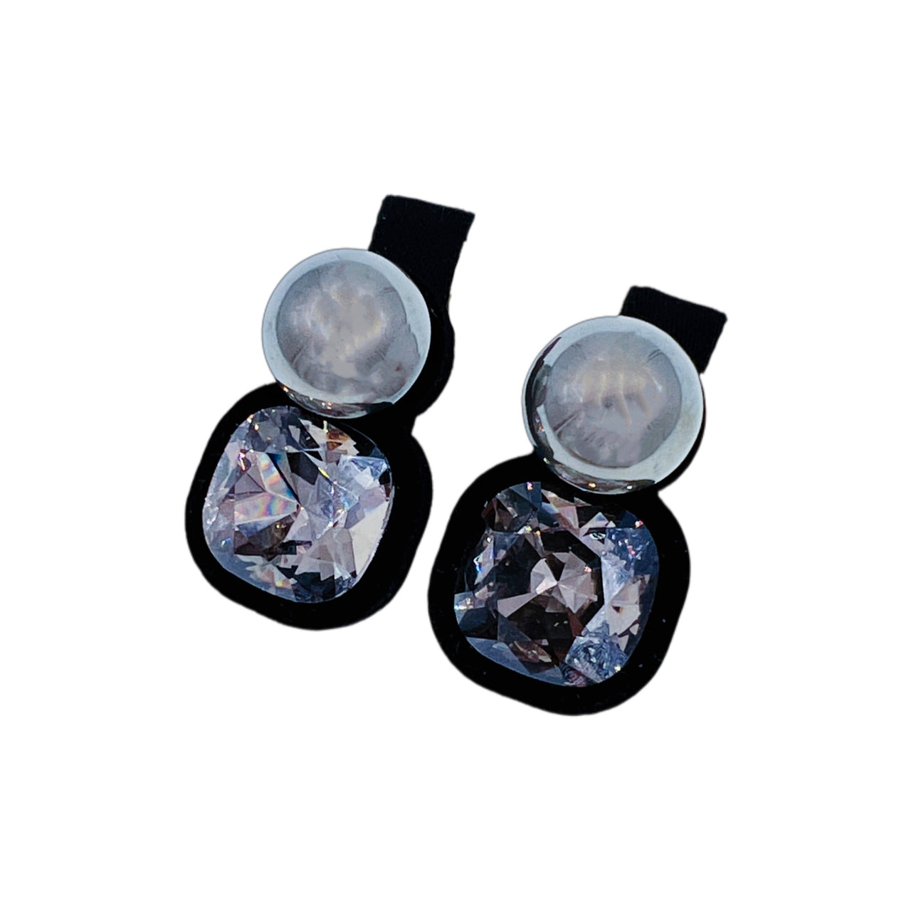 Velvet Glacier Duo · Pearl Alligator Clip