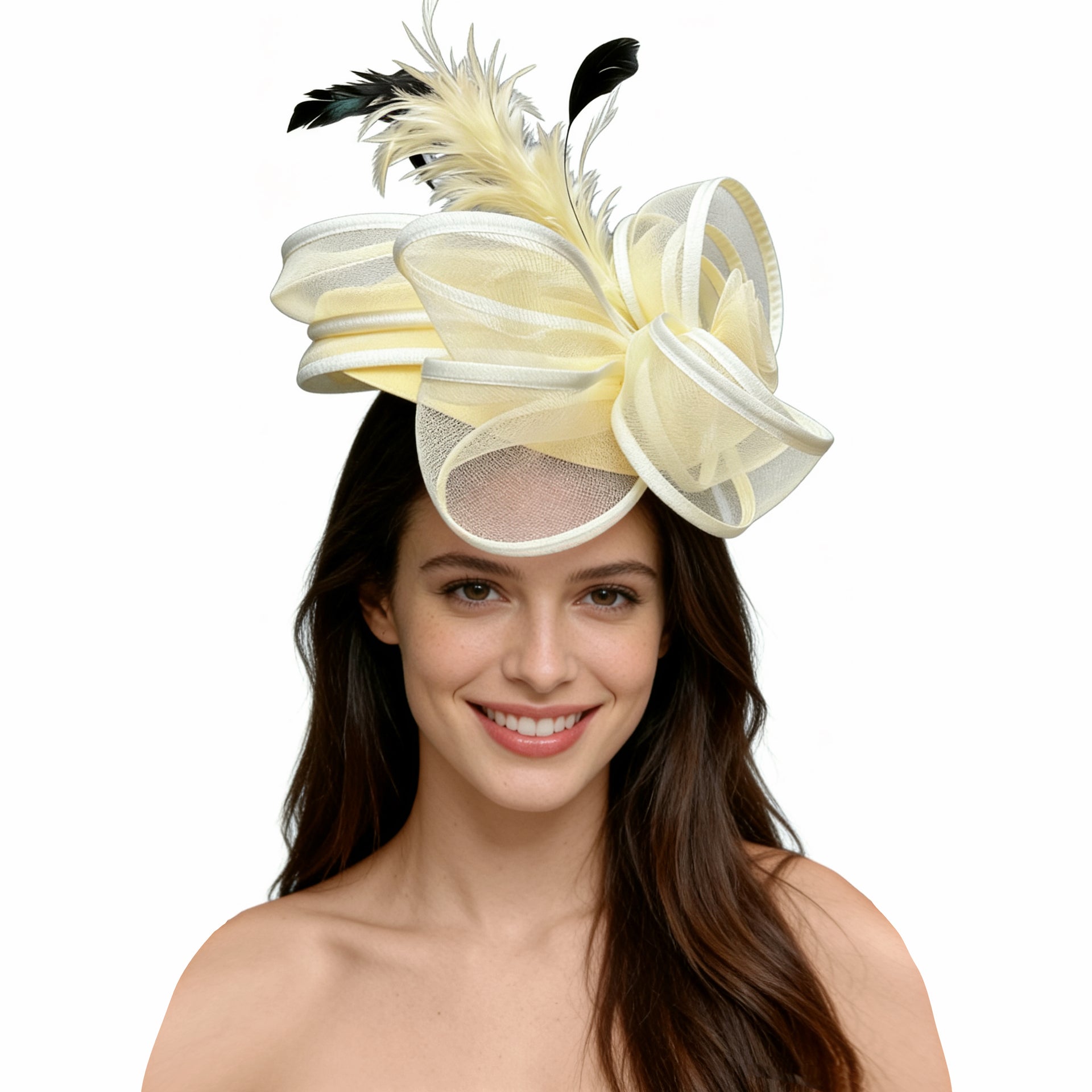 Fleur Plume Fascinator F3011 - MOGHANT
