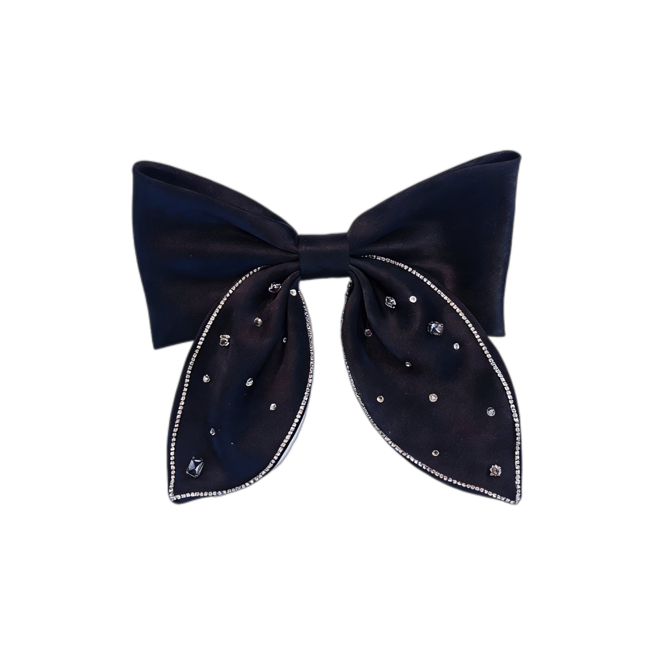 Virevolte Éclat Crystal-Trim Bow Barrette - MOGHANT