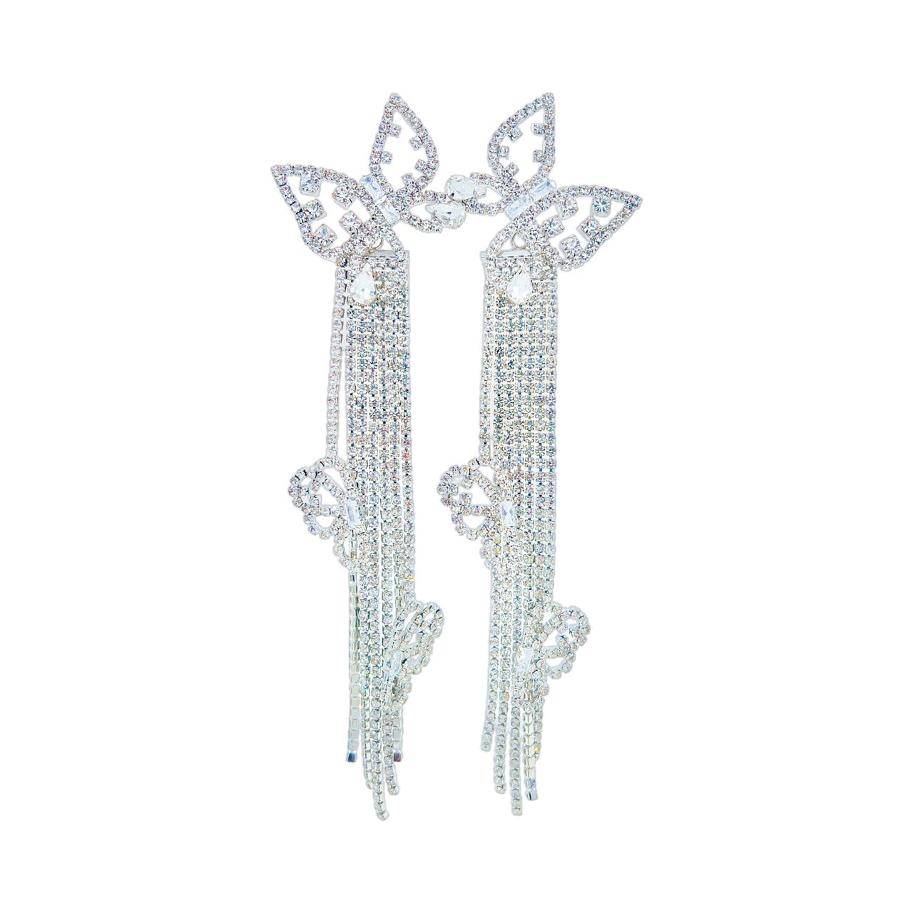 Papillon d’Argent Butterfly Earrings