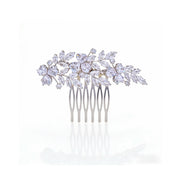 Lumina Enchanted Bloom Cluster Bridal Hair Comb - MOGHANT