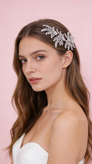Aurora Royal Garden Bridal Hair Clip - MOGHANT
