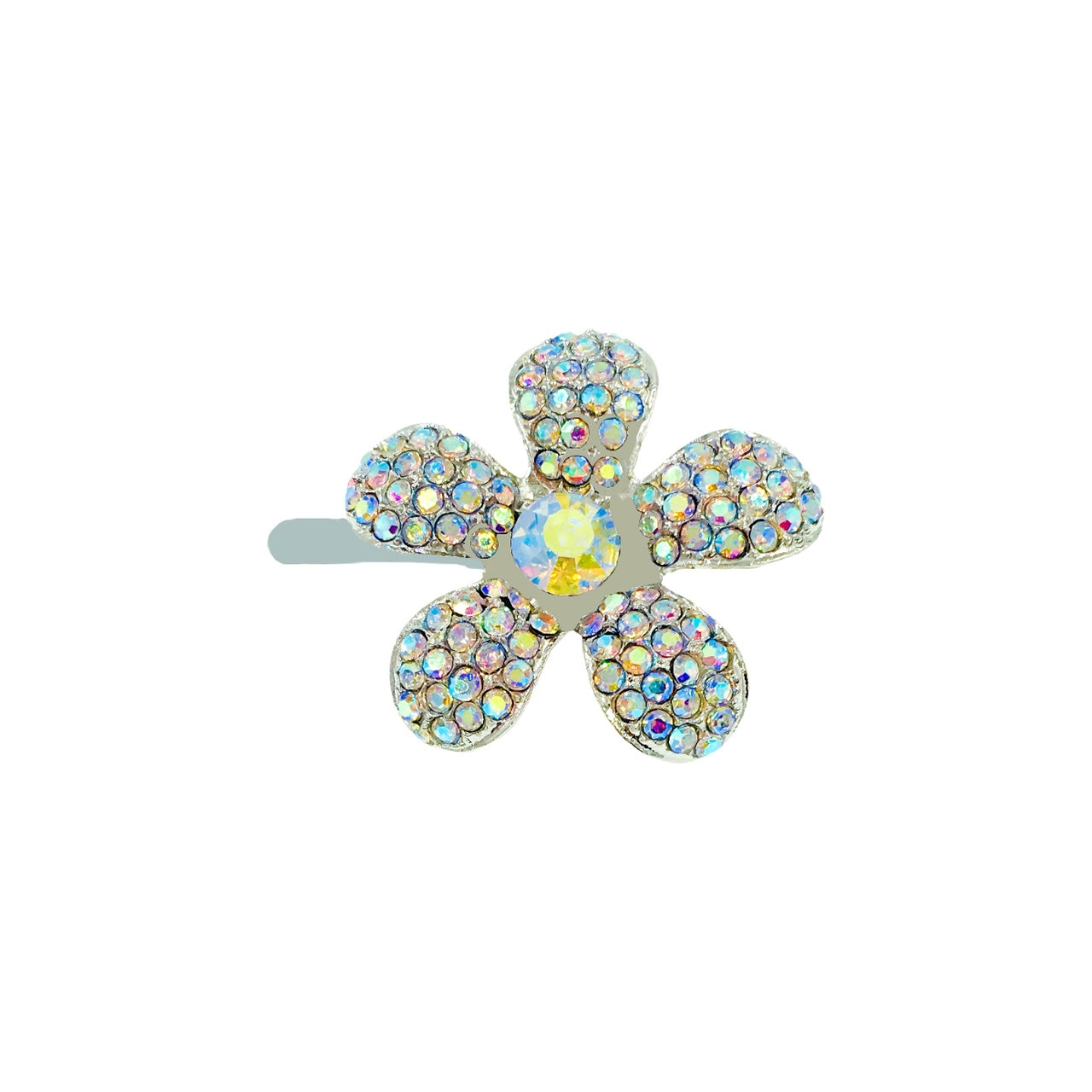 Belle Vinca – The Periwinkle Bloom Magnetic Clip – Antique Silver Edition