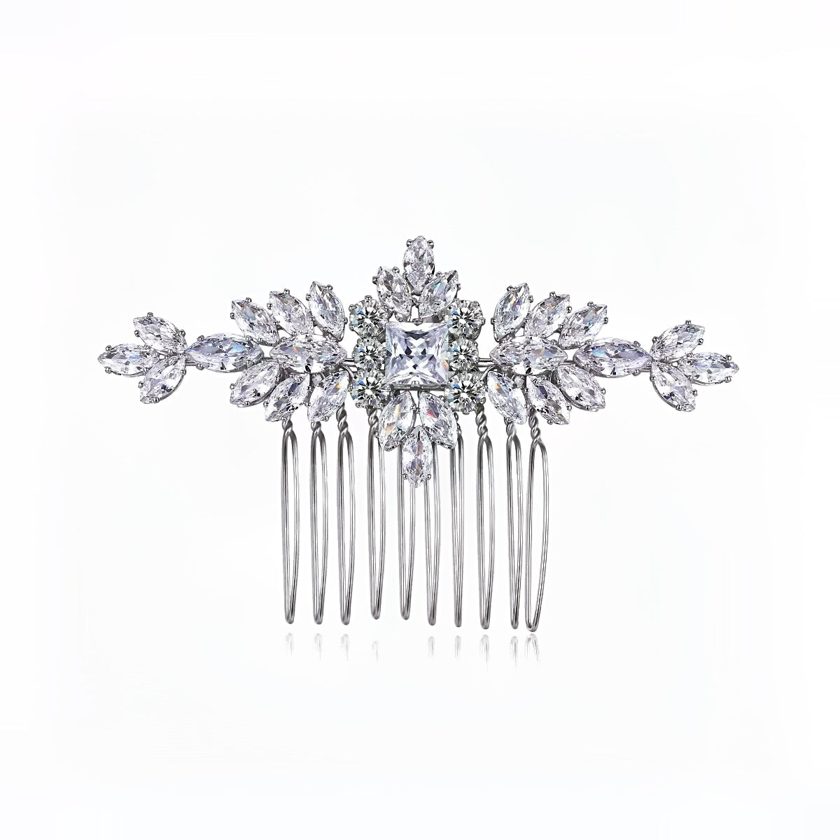 Elodie Wedding Hair Comb Cubic Zirconia Crystal