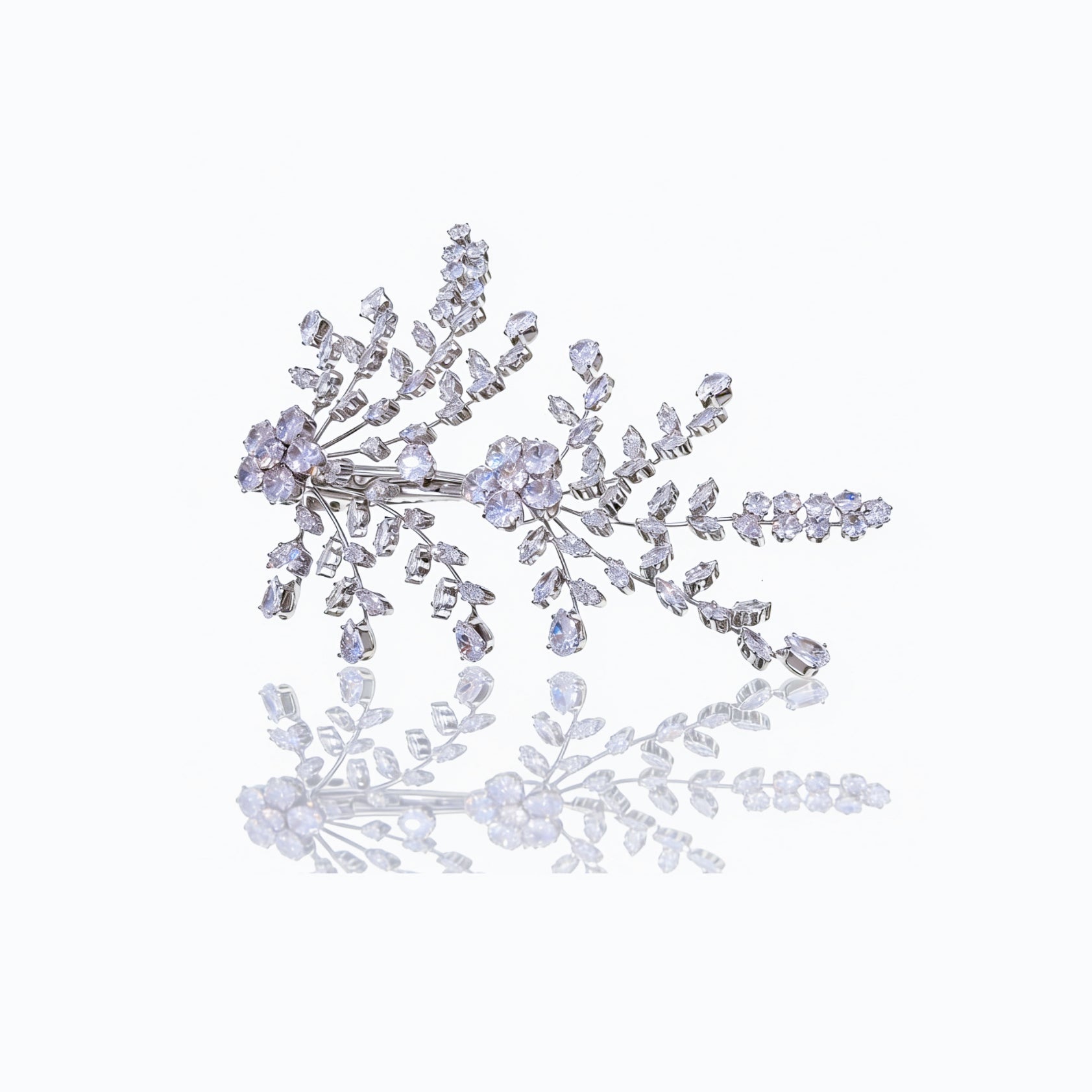 Aurora Blooming Vine Bridal Hair Clip - MOGHANT