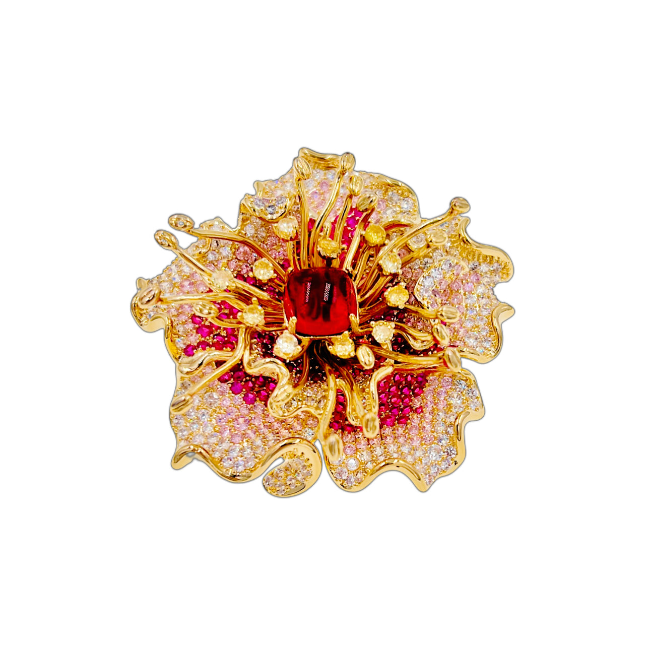 Peony Royale Brooch
