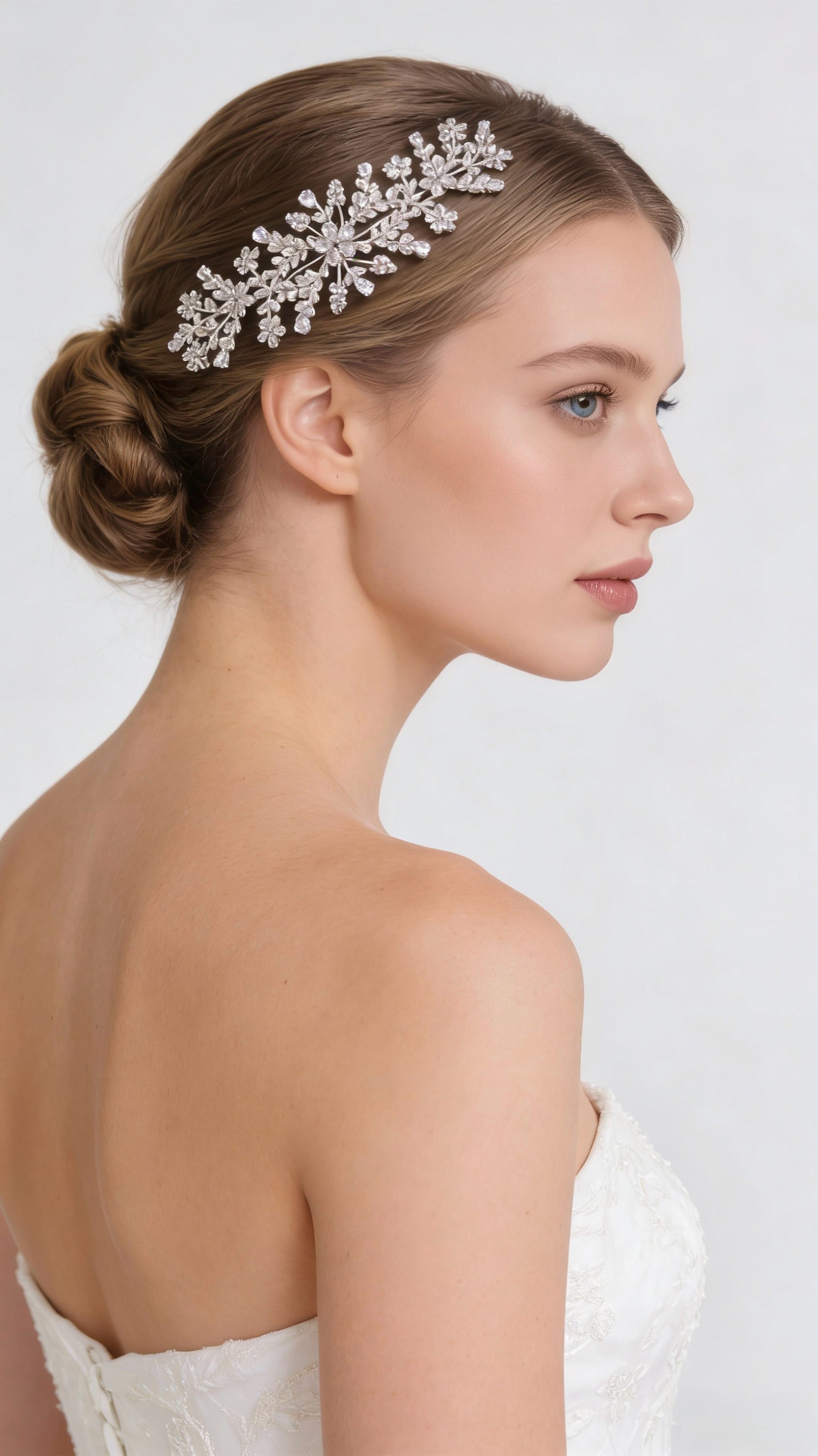 Aurora Floral Vine Bridal Hair Comb - MOGHANT