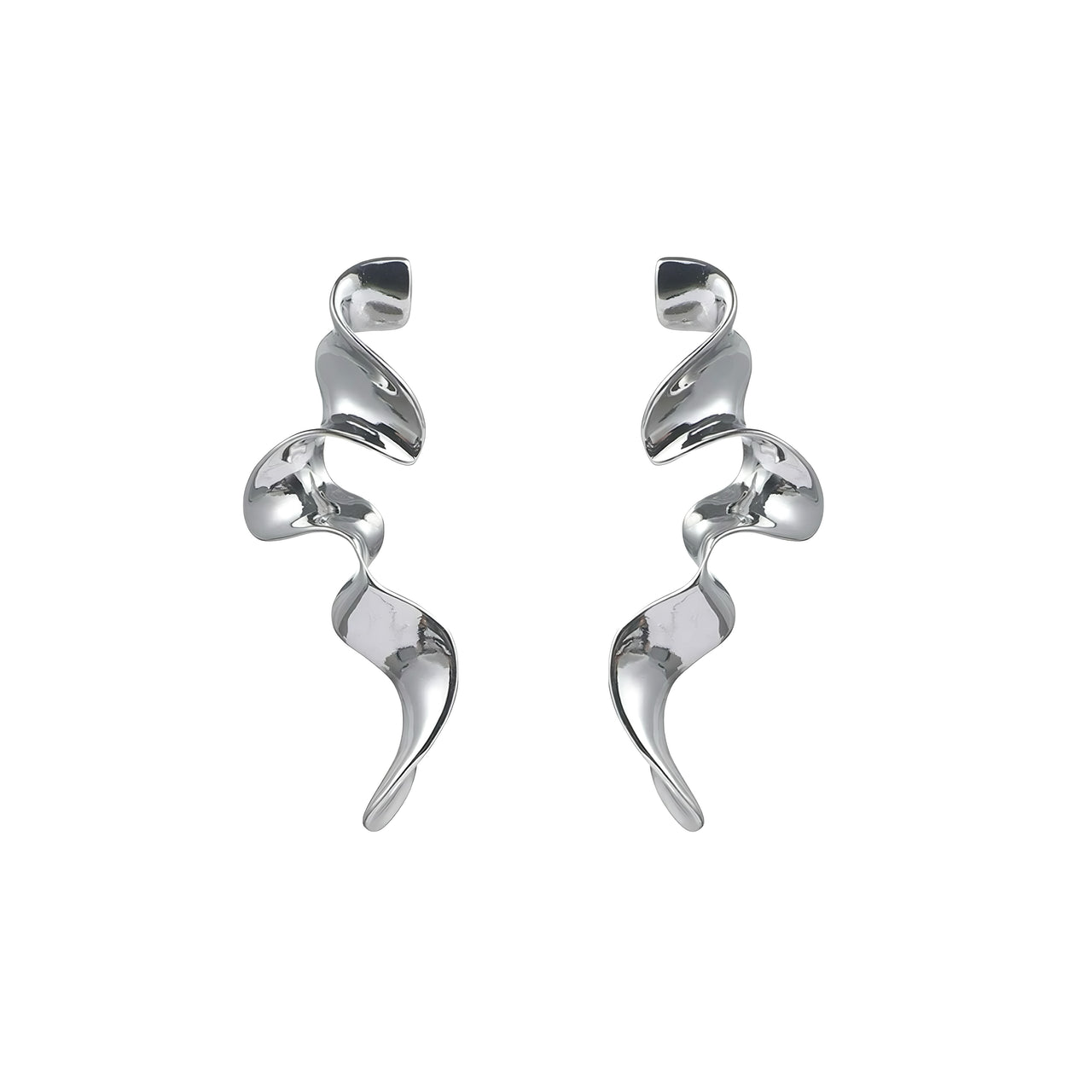 Ondule Sculpted Light Earring