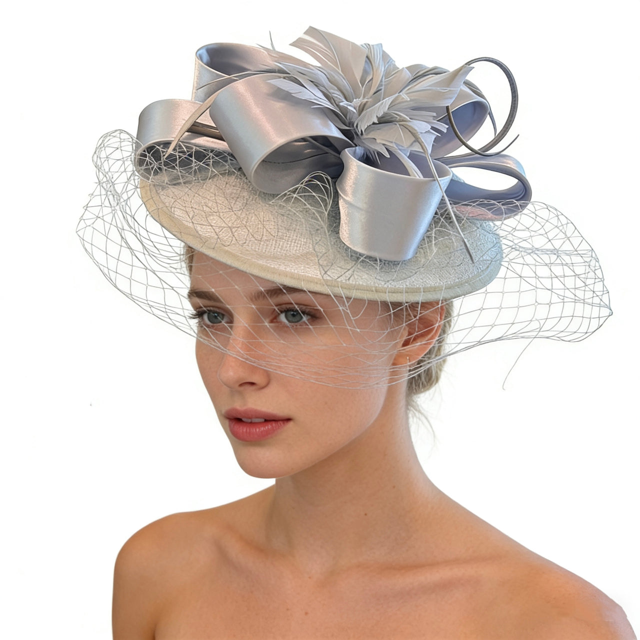 Feu d’Or Silk Bow Fascinator F3029