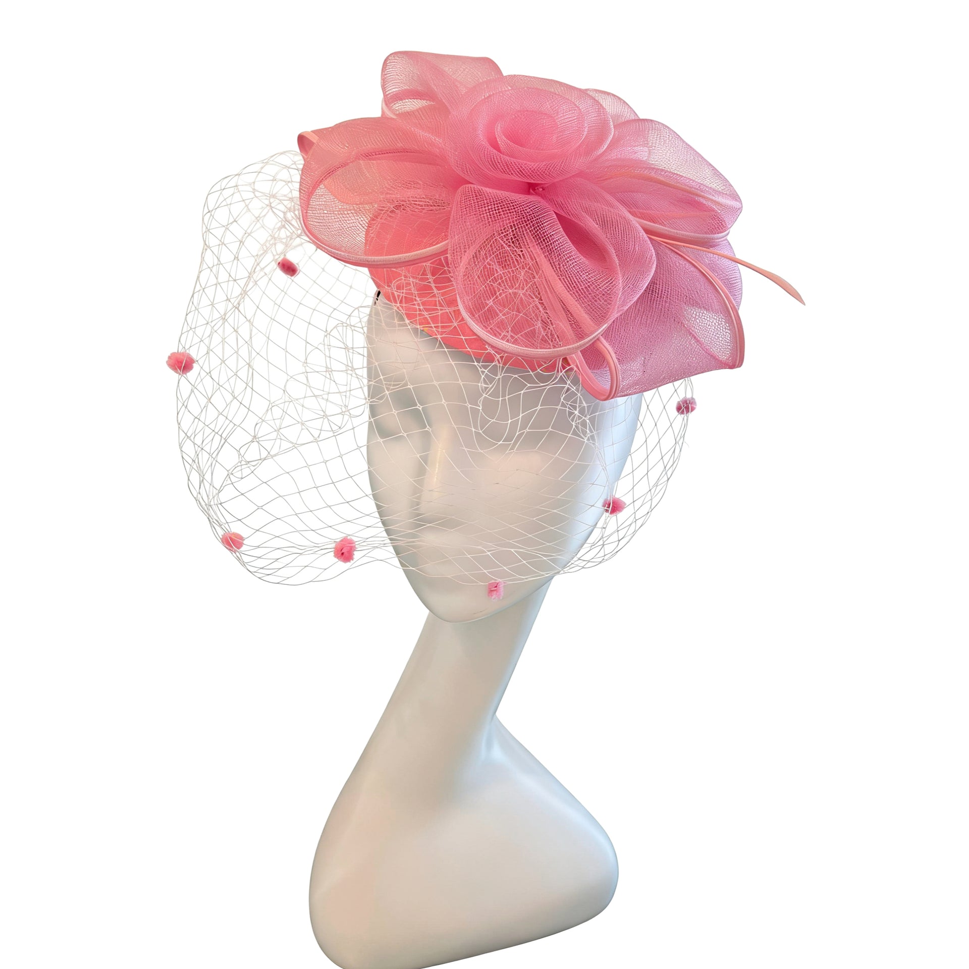 ✅Voile Élégance Floral Fascinator F3028 - MOGHANT