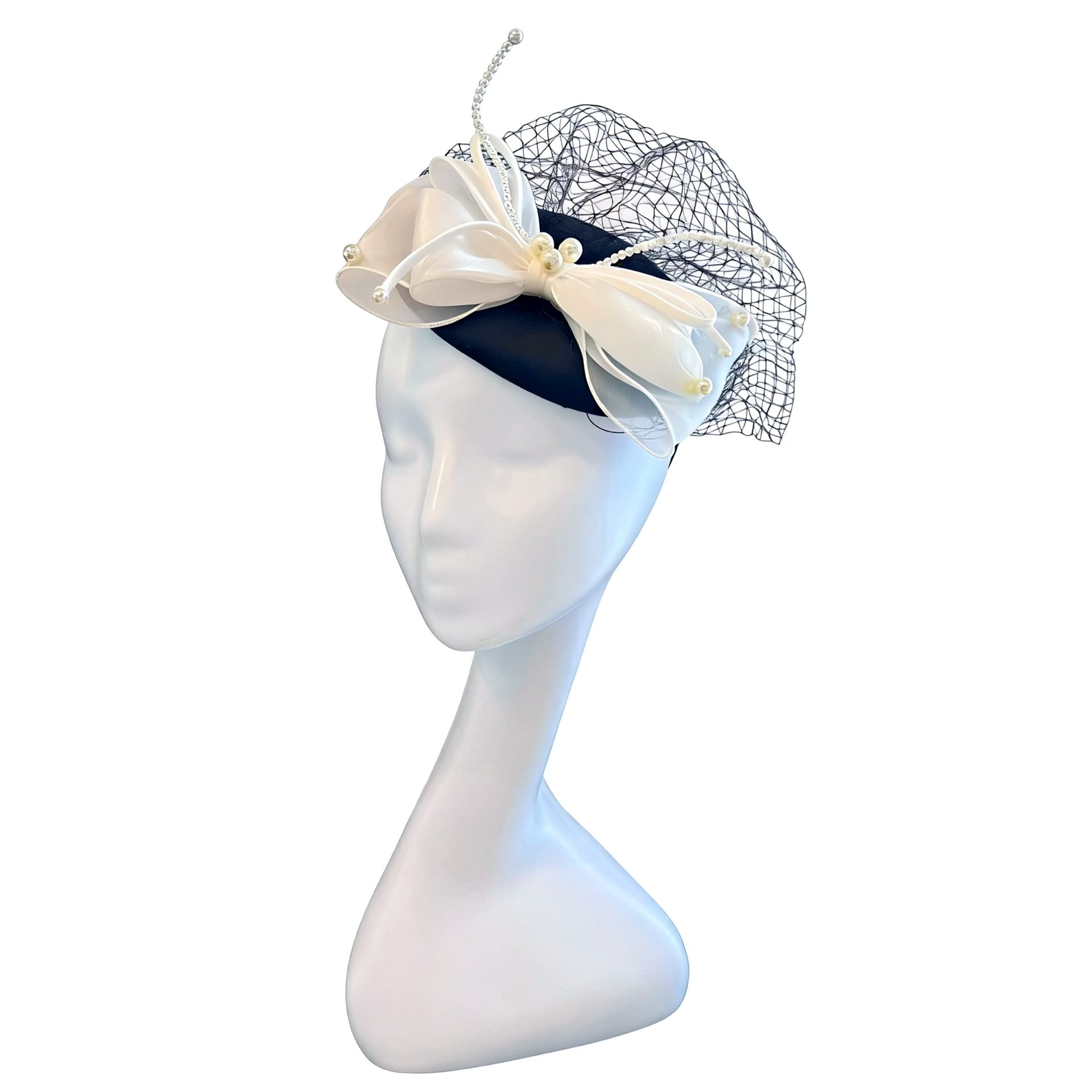 Perla Noeud Silk Fascinator F3027 ✅ - MOGHANT