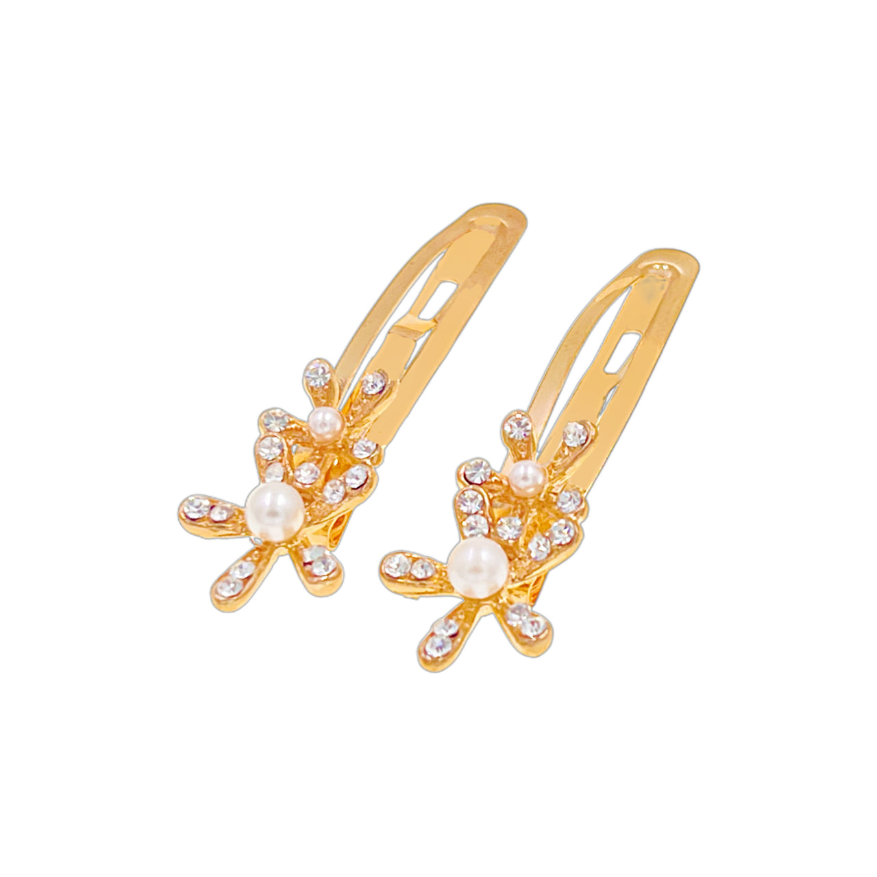 Pearl Flower Click-Clack Clip · C07