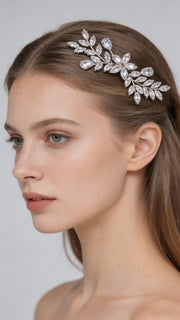 Aurora Blossom Grace Bridal Hair Comb - MOGHANT