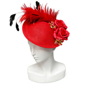 Feathered Rose Whisper Fascinator F3010 - MOGHANT