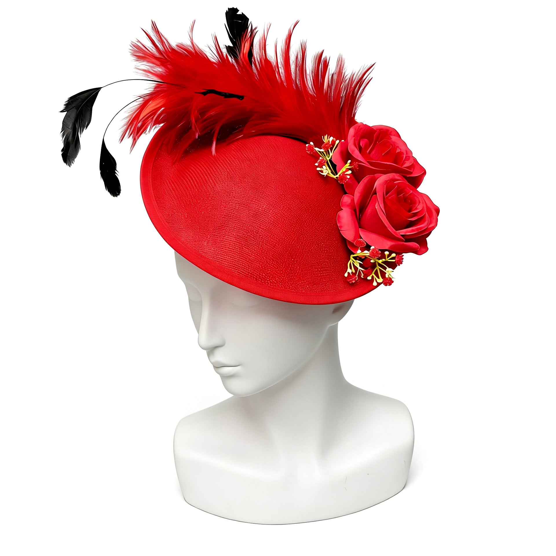 Feathered Rose Whisper Fascinator F3010 - MOGHANT