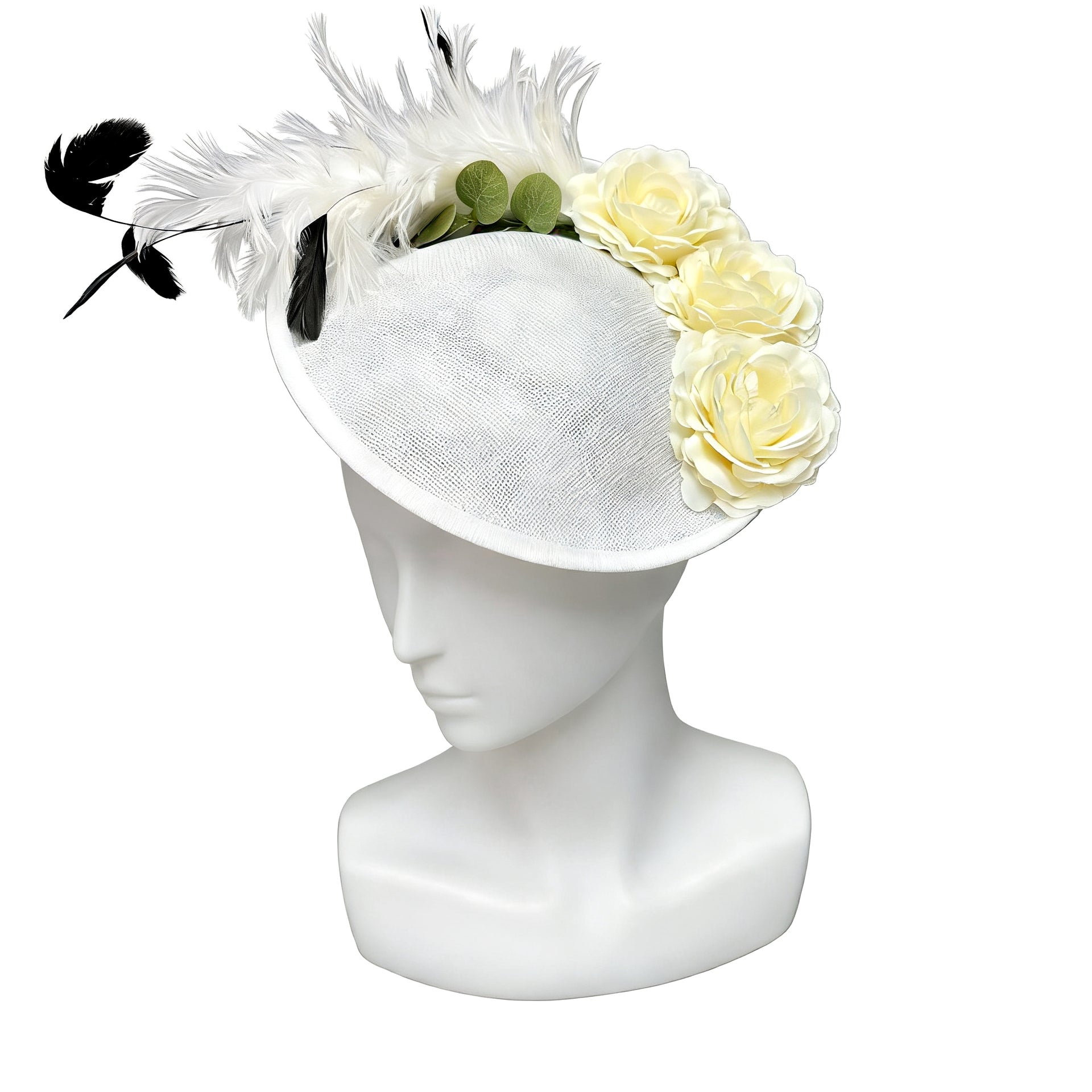 Feathered Rose Whisper Fascinator F3010 - MOGHANT