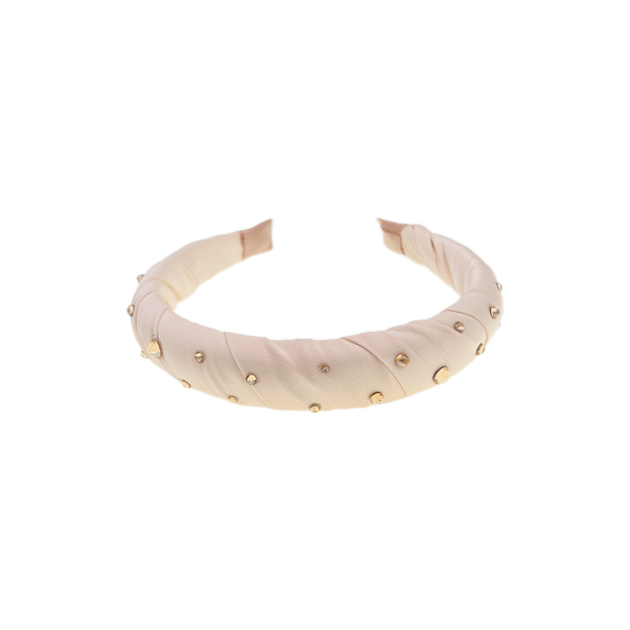 Éclat Plié — Pleated Elegance Fabric Headband