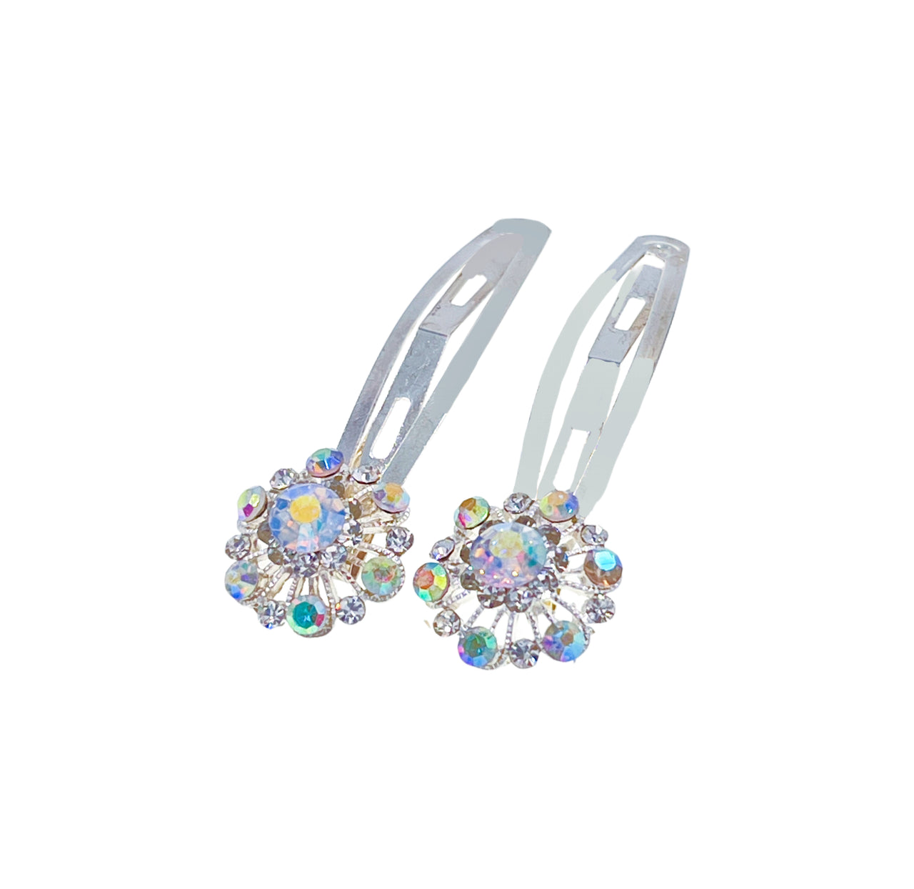 Crystal Flower Click-Clack Clip · C14