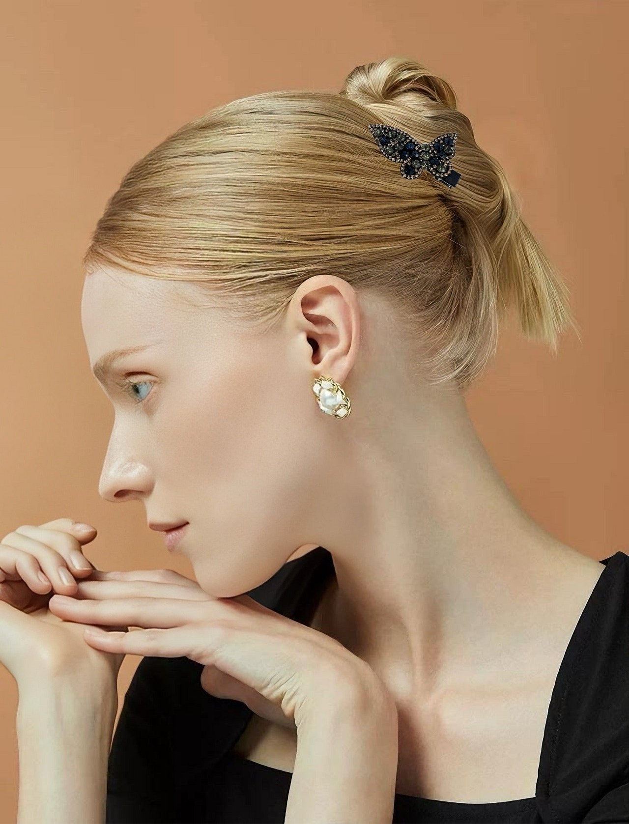 Crystal Whimsy · Whimsy Papillon Butterfly Alligator Clip