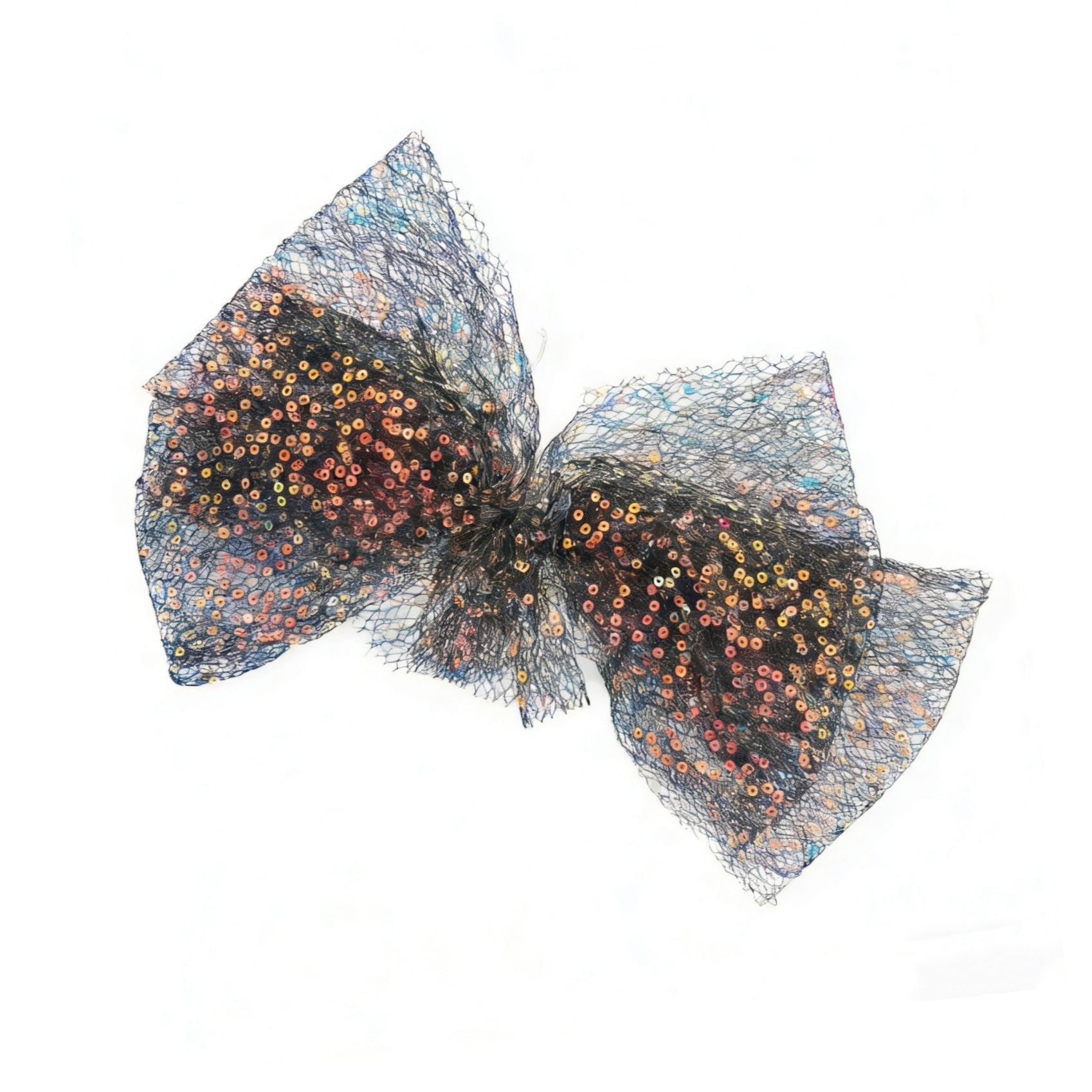 Lumière Sequin Couture Oversized Bow Barrette - MOGHANT