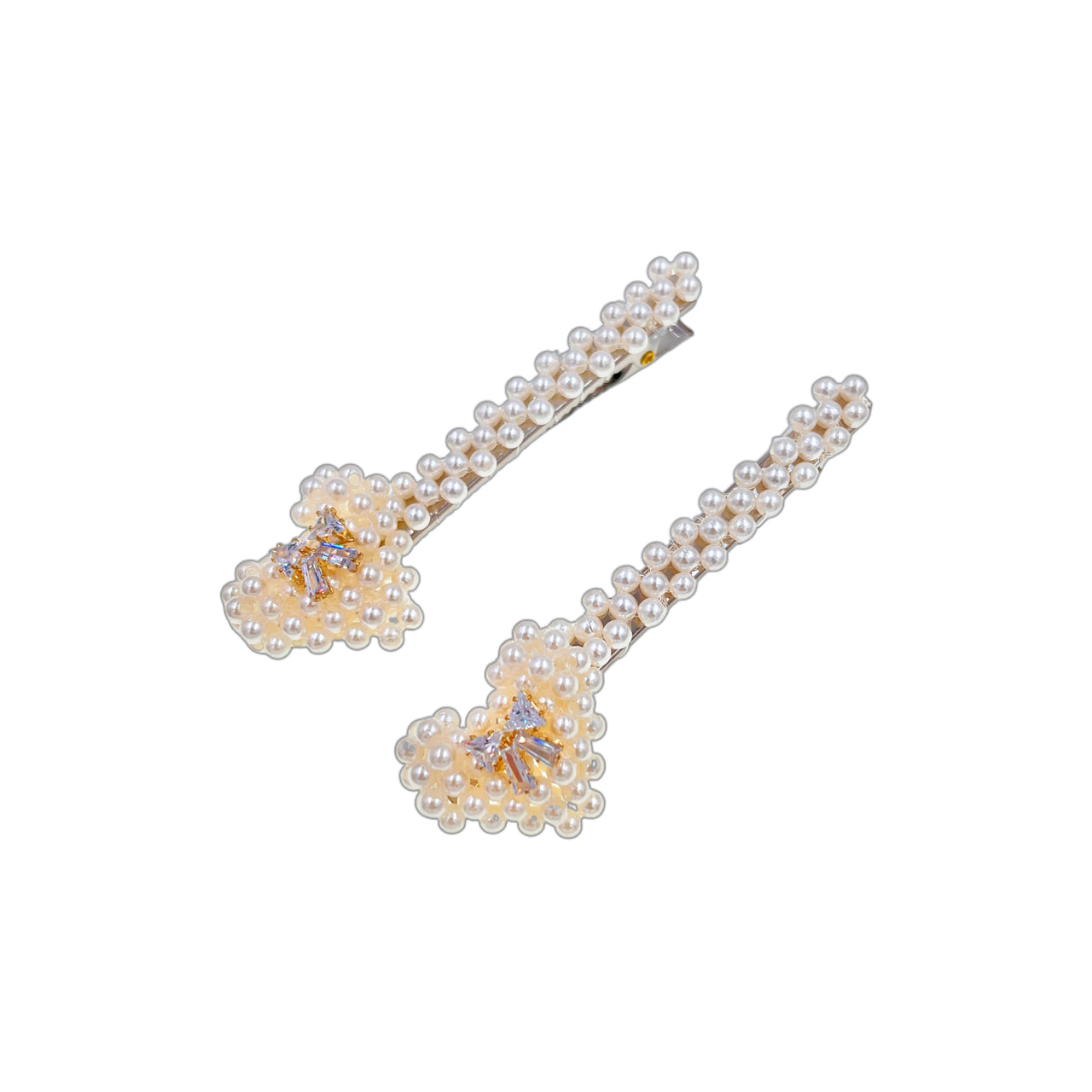 Pearl Prism · Chérie Heart Alligator Clip