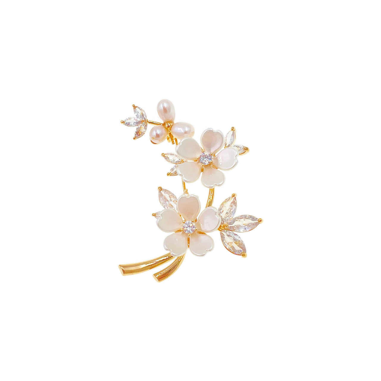 Luminous Muse Fleur de Brume Brooch