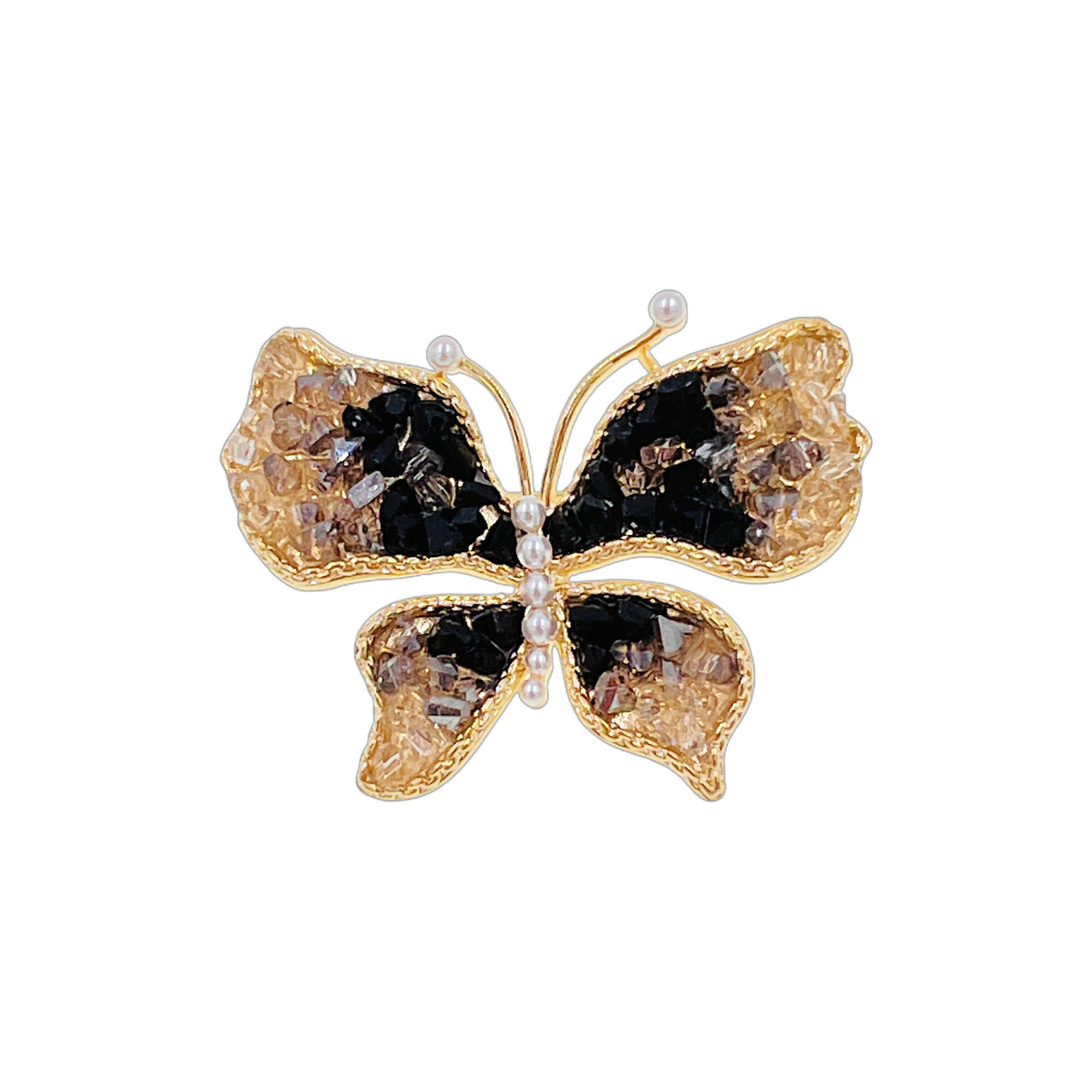 Nocturne Dorée · Vintage Butterfly Brooch