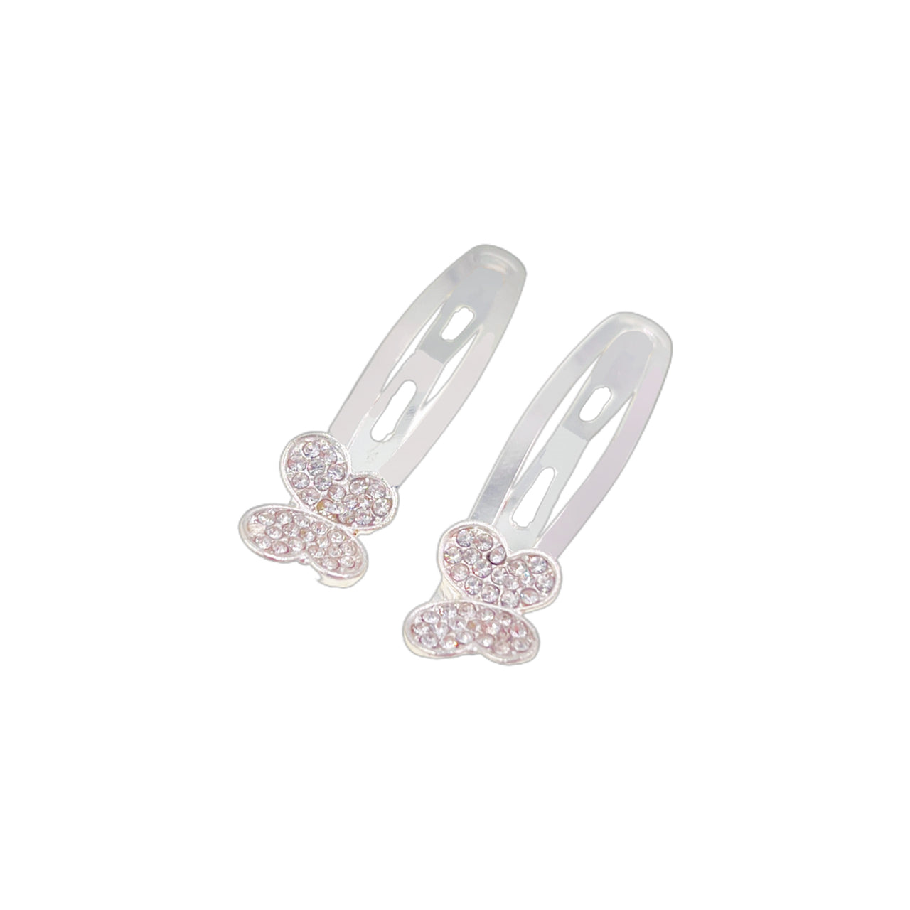 Butterfly Crystal Click-Clack Clip · C18