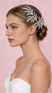 Aurora Royal Garden Bridal Hair Clip - MOGHANT