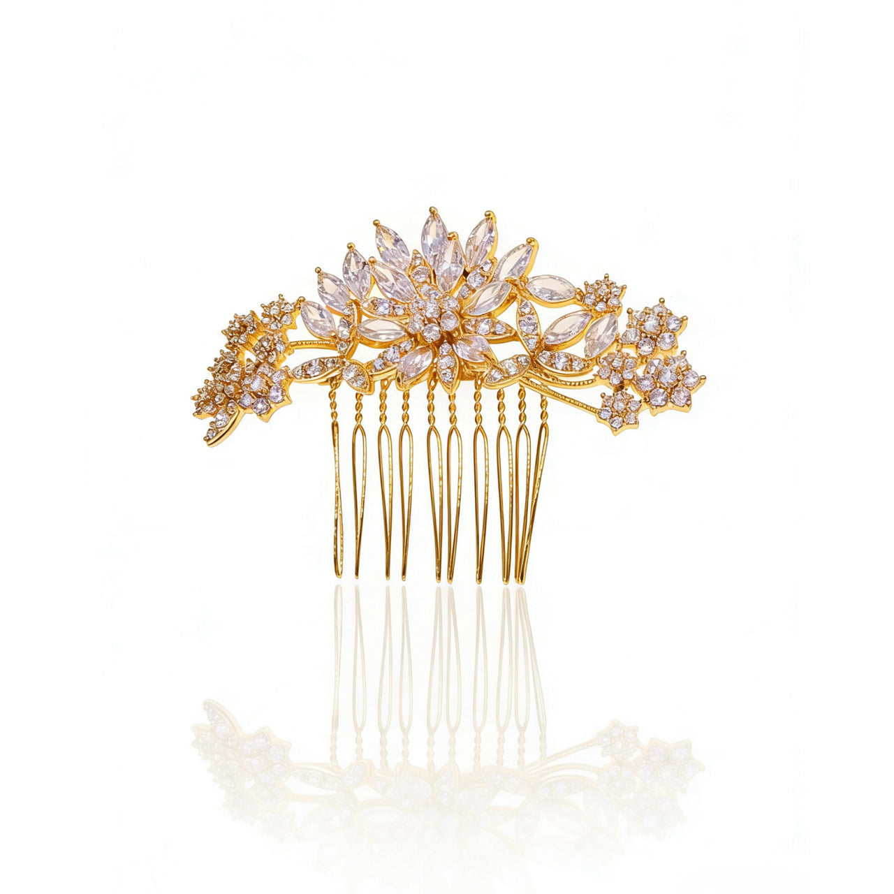 Lumina Regal Petal Luminance Bridal Hair Comb