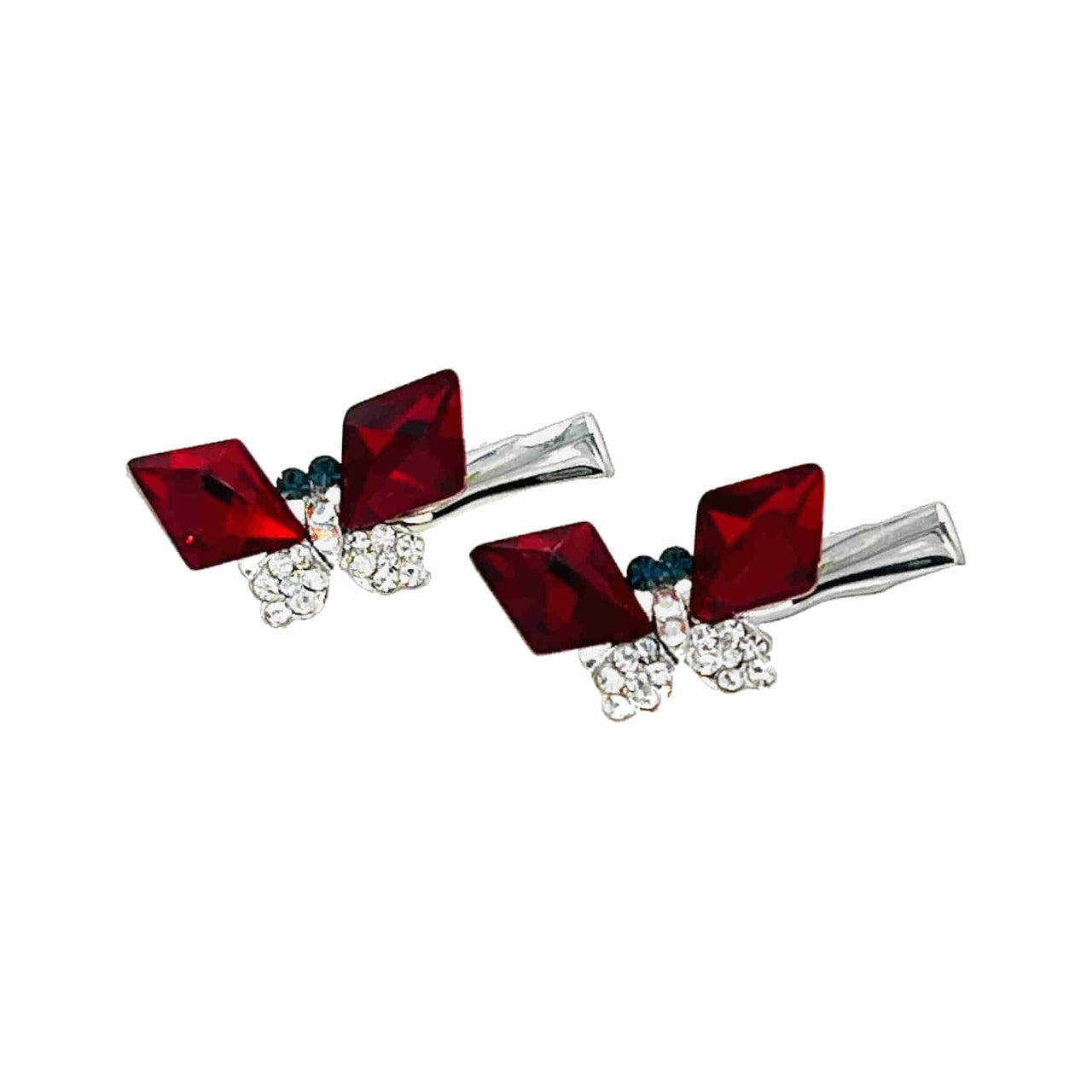 Copy of Zeta Presutti Butterfly Clamp Alligator Pelican Beak Cubic Zirconia Crystal Hair Clip ZP3