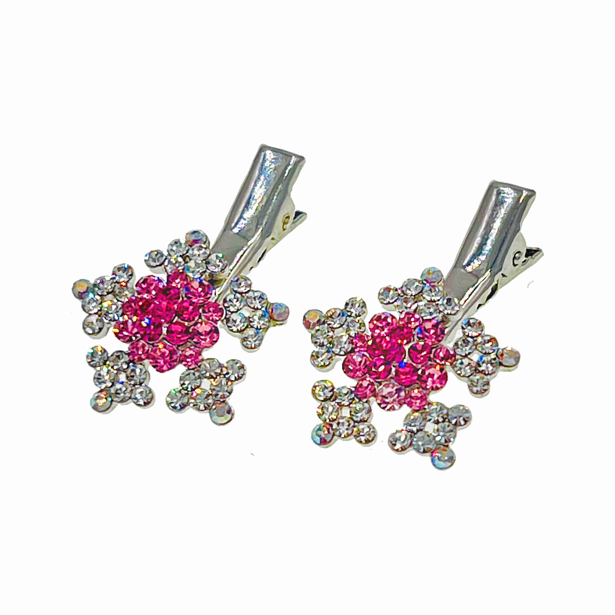 Zeta Presutti Snowflake Clamp Alligator Pelican Beak Crystal