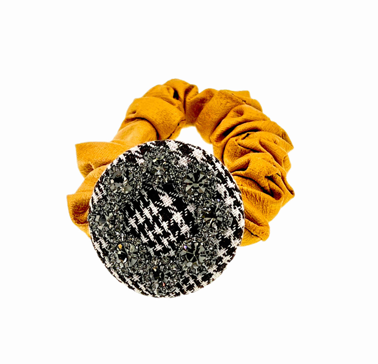 Éliane Berger Austrian Crystals Scrunchie Ponytail Holder Hair Rope E26