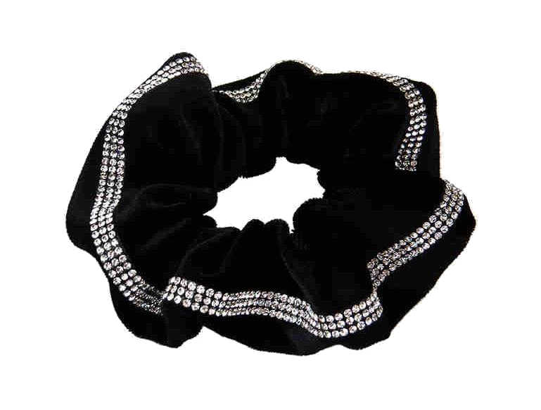 Echo Crystal Ponytail Holder Scrunchie